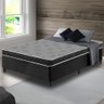 Cama Box Viúva Preta + Colchão Viíuva Querubin Espuma D20 128x188x12cm - 2