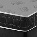 Ver imagem 7 de Cama Box Viúva Preto + Colchão Espuma D20 Dupla Face Zidi Querubin 128x188x49cm
