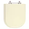Assento Sanitário Poliéster Flox Marfim para vaso Fiori - 1