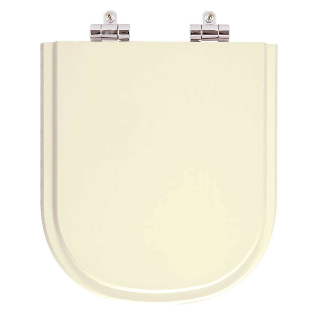 Tampa de Privada Poliéster Soft Close Flox Marfim para louça Fiori 6lpf - 1