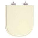 Ver imagem 1 de Assento Sanitário Poliester Soft Close Flox Marfim para vaso Fiori 6lpf