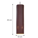 Ver imagem 5 de Lustre Pendente para Sala Pé Direito Duplo Sp-focus Marrom