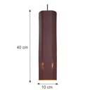 Ver imagem 6 de Lustre Pendente para Sala Pé Direito Duplo Sp-focus Marrom