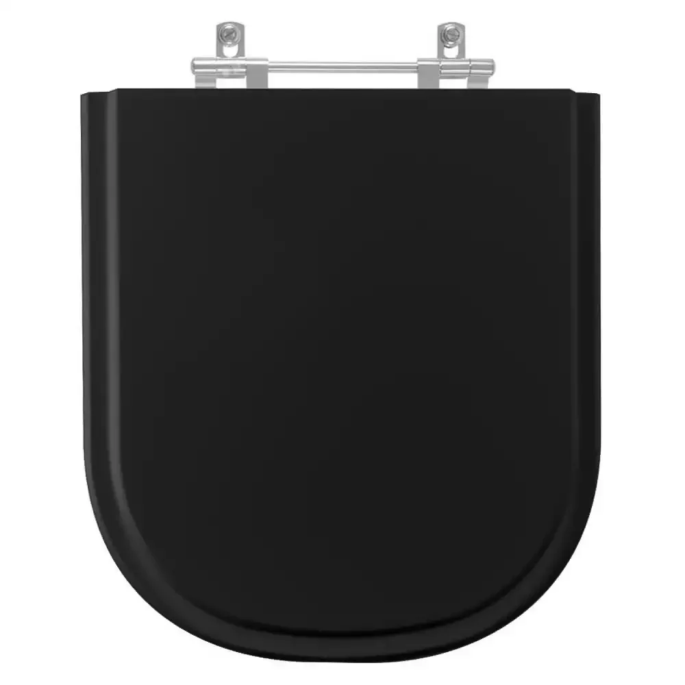 Tampa de Privada Flox Preto para louça Fiori 6lpf - 1