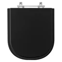 Ver imagem 1 de Tampa de Vaso Sanitário Flox Preto para bacia Fiori