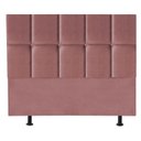 Ver imagem 1 de Cabeceira Cama Box Queem Estofada Poliana 160 Cm Suede:rosê