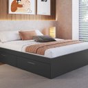 Ver imagem 1 de Cama Casal Queen com 4 Portas Tókio para Colchões 200x160 Cm Ct1160 Art In Móveis