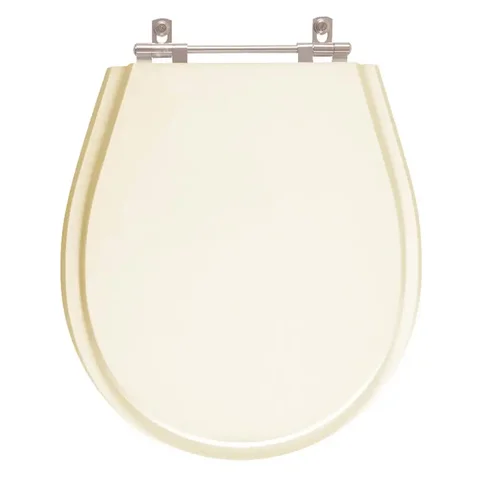 Assento Sanitário Aries Bege Claro para vaso Eternit