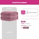 Ver imagem 2 de Manta Cobertor Casal Corttex Luster Canelada 180x220cm Microfibra Antialérgico Super Macio Premium