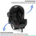 Ver imagem 3 de Bebê Conforto Galzerano Grid 8184 de 0 até 13 Kg Suporte Acopla no Carrinho Duolee 1085 Preto