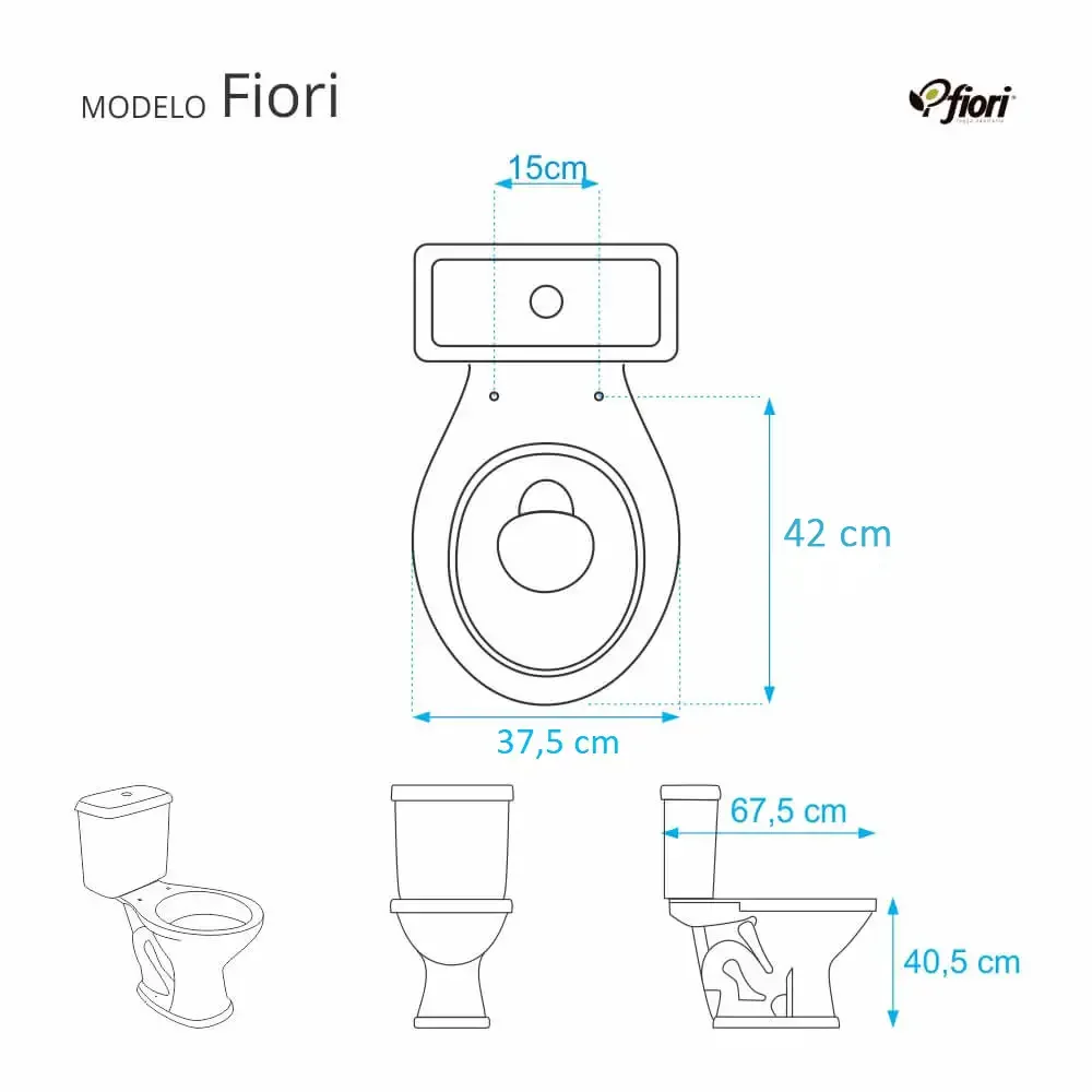 Tampa de Vaso Slow Close Fiori Branco para bacia Fiori - 4