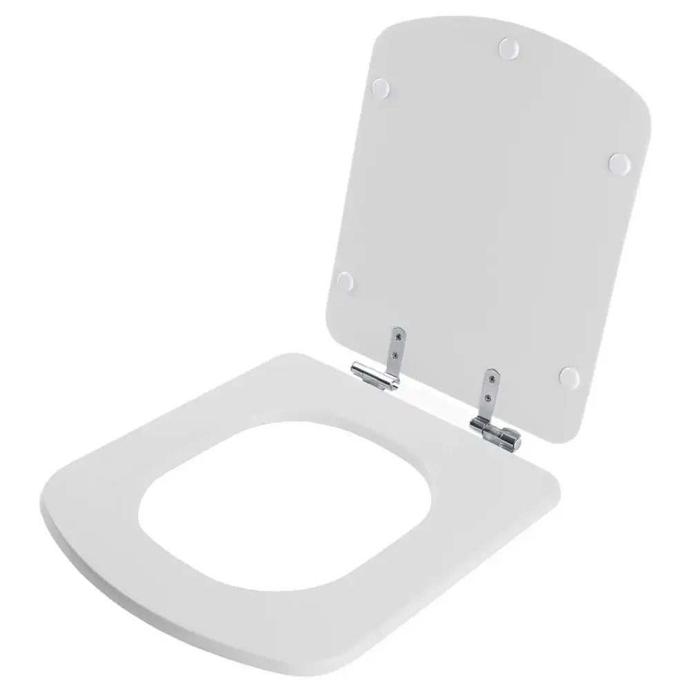 Assento Sanitário Fechamento Lento Lirio Branco para vaso Fiori - 5