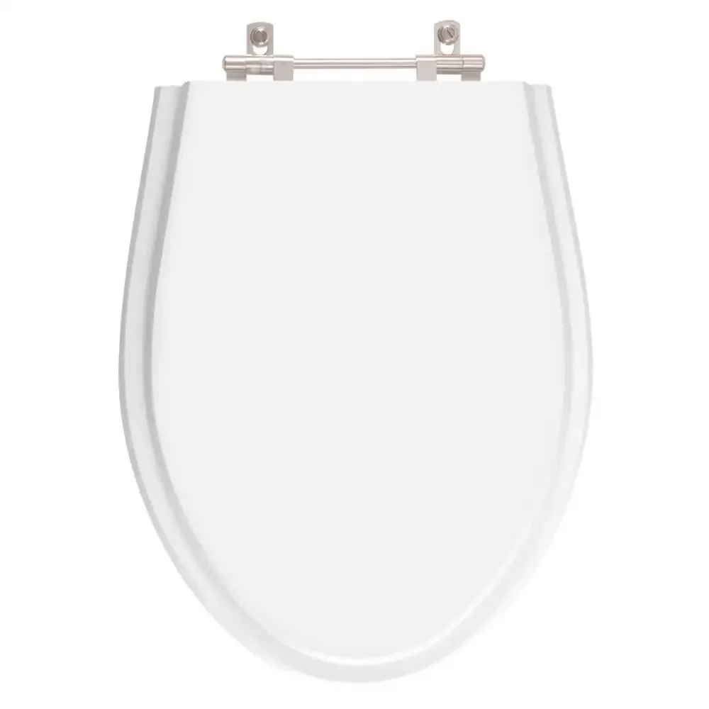 Assento Sanitário Poliéster Alpinia Branco para vaso Fiori - 1