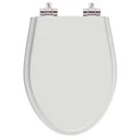 Ver imagem 1 de Tampa de Vaso Sanitário Poliéster com Amortecedor Alpinia Cinza Claro para bacia Fiori