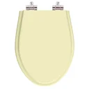Ver imagem 1 de Assento Sanitário Poliester Soft Close Alpinia Marfim para vaso Fiori 6lpf