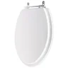 Assento Sanitário Poliéster Antimicrobiano Fiori Branco para vaso Fiori - 3