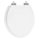 Ver imagem 1 de Assento Sanitário Poliester Soft Close Fiori Branco para vaso Fiori 6lpf