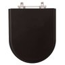 Assento Sanitário Jasmim Preto para bacia Fiori 6lpf - 1
