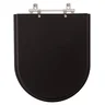 Assento Sanitário Jasmim Preto para vaso Fiori - 1