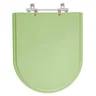 Tampa de Vaso Sanitário Poliéster Jasmim Verde Claro para bacia Fiori - 1