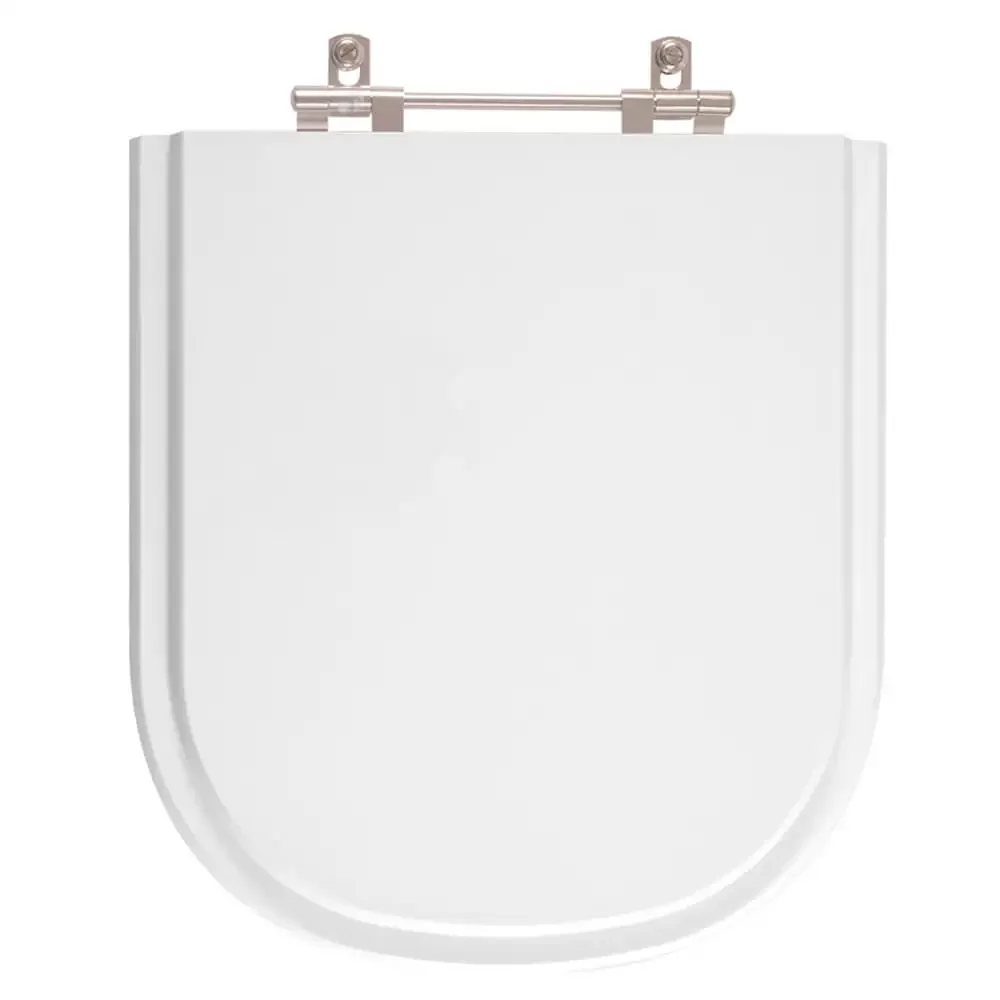 Tampa de Vaso em MDF Flox Branco para bacia Fiori - 1