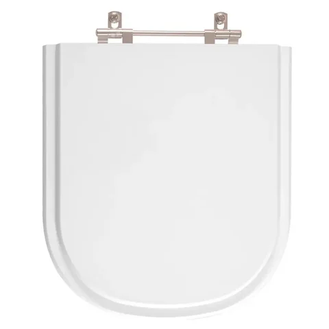 Tampa de Vaso em MDF Flox Branco para bacia Fiori