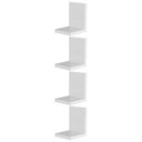 Ver imagem 2 de Kit 4 Prateleiras Buzios 15 X 12cm Branco