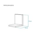 Ver imagem 3 de Kit 3 Prateleiras Buzios 15 X 12cm Branco