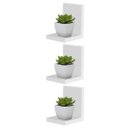 Ver imagem 1 de Kit 3 Prateleiras Buzios 15 X 12cm Branco