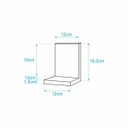 Ver imagem 4 de Kit 2 Prateleiras Buzios 15 X 12cm Branco