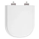 Ver imagem 1 de Assento Sanitário Poliéster Fechamento Lento Flox Branco para vaso Fiori
