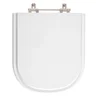 Tampa de Vaso Sanitário Poliéster Flox Branco para bacia Fiori - 1