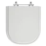 Assento Sanitário Flox Cinza Claro para vaso Fiori - 1
