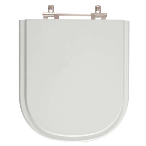 Tampa de Vaso em MDF Flox Cinza Claro para bacia Fiori