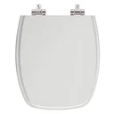 Ver imagem 1 de Assento Sanitário Poliester Soft Close Primula Plus Cinza Claro para vaso Fiori 6lpf