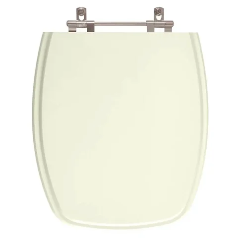 Tampa de Vaso em MDF Primula Plus Marfim para bacia Fiori