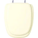 Ver imagem 1 de Assento Sanitário Almofadado Primula Plus Marfim para vaso Fiori