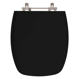 Assento Sanitário Primula Plus Preto para bacia Fiori 6lpf - 1