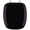 Tampa de Vaso Sanitário Almofadada Primula Plus Preto para bacia Fiori - 1