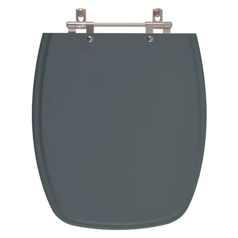 Tampa de Vaso em MDF Primula Plus Cinza Escuro para bacia Fiori