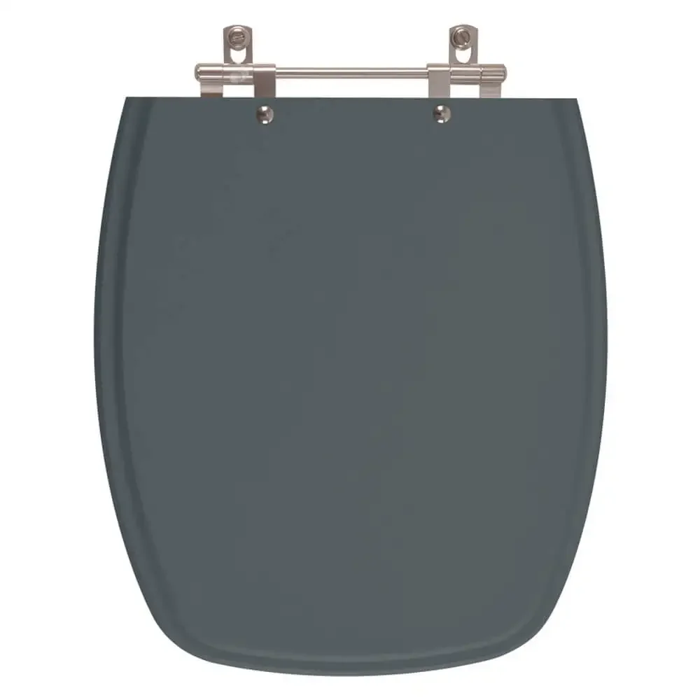 Assento para Vaso Sanitário Fiori Primula Plus Cinza Escuro em Resina - 1
