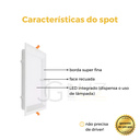 Ver imagem 7 de Kit 17 Painel Plafon Led Teto Embutir Quadrado 24w Bco / Pto - Branco - Bco Quente 3000k - 110v/220v