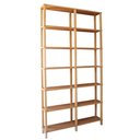 Ver imagem 2 de Estante 116x23x221 C/ 6 Prat. 33cm Freijó