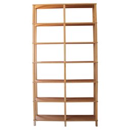 Estante 116x23x221 C/ 6 Prat. 33cm Freijó - 1