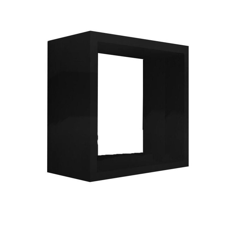 Nicho 25 X 25 X 15 Em Mdf - Preto Nicho 25 X 25 X 15 Em Mdf - Preto