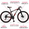 Bicicleta Aro 29 GT SPRINT Alumínio 21v Freio a Disco Preto Vermelho Dropp 15 - 3