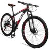 Bicicleta Aro 29 GT SPRINT Alumínio 21v Freio a Disco Preto Vermelho Dropp 15 - 5