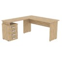 Ver imagem 1 de Conjunto em L Alternativa 1,50 X 1,60 com Gaveteiro - Calvi