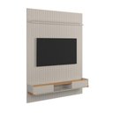 Ver imagem 2 de Conj. Painel Frisado Mendonza Off White + Bancada Gália 1.9 Off White Jequitiba