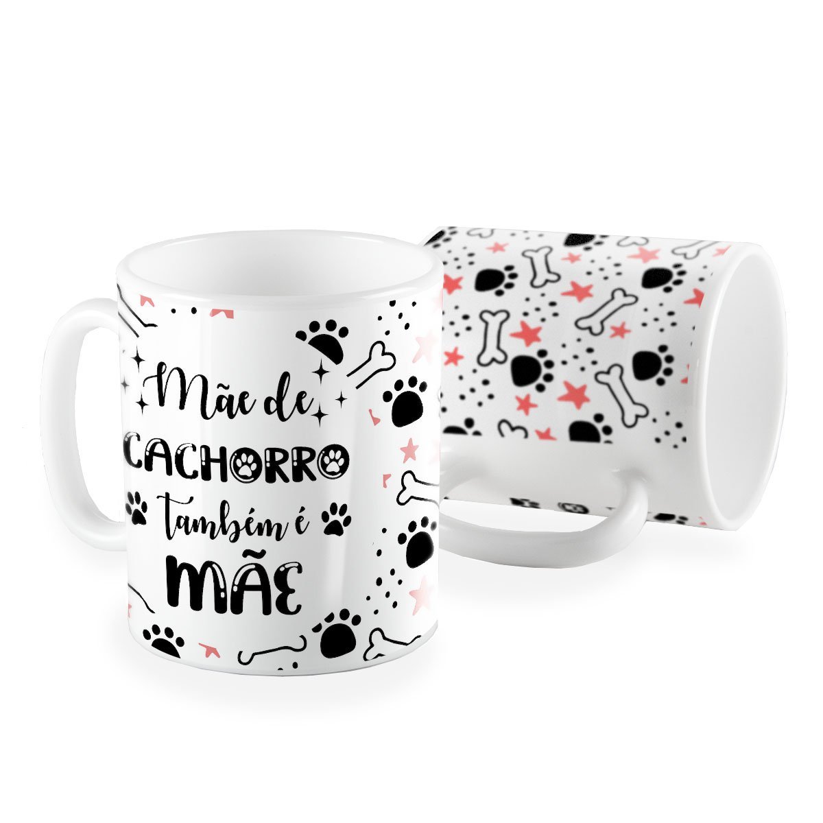 Caneca mae de cachorro tambem e mae - 1